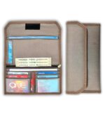 AVYRDO Multi-Purpose Document Organiser Wallet, Card Holder, Cheque Book Cover, Vehicle or Car Paper and More with Mat Finish, Pack of 1 (Brown) - Image 2