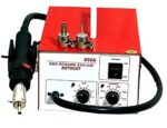 Avyrdo Upgraded SMD Rework Station With Auto Cut Feature 850A Heat, Hot Air Gun For Any Types of Soldering & Desoldering on Circuit, PCB or Motherboard (Red)