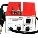 Avyrdo Upgraded SMD Rework Station With Auto Cut Feature 850A Heat, Hot Air Gun For Any Types of Soldering & Desoldering on Circuit, PCB or Motherboard (Red)
