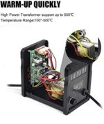 Avyrdo Compact Design Digital 858D SMD Rework Station or Hot Air Soldering Rework Station With Auto Cut Feature, ESD Safe & Updated Version (Black) - Image 3