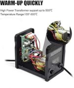 Avyrdo Upgraded & Compact Design Digital 858D SMD Rework Station With Auto Cut Feature or Hot Air Soldering Rework Station Compact Design & ESD Safe (Black) - Image 4