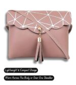 AVYRDO Stylish Mini Crossbody Bag For Women or Girls With 2 Compartments, Sling Bag For Women Purse (Onion Brown) - Image 6