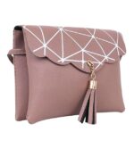 AVYRDO Stylish Mini Crossbody Bag For Women or Girls With 2 Compartments, Sling Bag For Women Purse (Onion Brown)