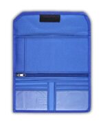 AVYRDO Multi-Purpose Document Organiser Wallet, Card Holder, Cheque Book Cover, Vehicle or Car Paper and More with Mat Finish, Pack of 1 (Blue)