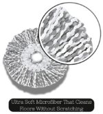 AVYRDO Heavy Duty Microfiber Spin Mop Head Replacement Refill, Mop Refill Only, Pack of 2, Dual Color Fibres (White and Grey) - Image 2