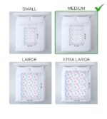 AVYRDO Baby Dry Sheet Waterproof Bed Protector Quick Dry Sheet, Medium Size 100cm x 70cm, Pack of 2 (Red & Baby Pink) - Image 6