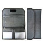 AVYRDO Multi-Purpose Document Organiser Wallet, Card Holder, Cheque Book Cover, Vehicle or Car Paper and More with Mat Finish, Pack of 1 (Black)